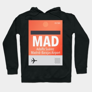 MAD Adolfo Suarez Madrid-Barajas airport Hoodie